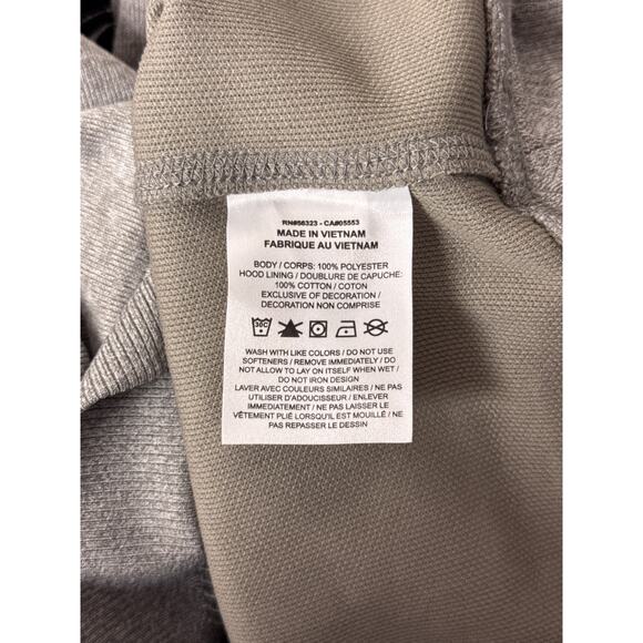 Nike Hoodie XXL Mens Kansas State Wildcats Gray Pullover Sweatshirt 1/2 Zip - Picture 8 of 8